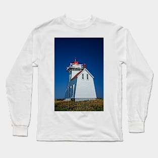 North Rustico Harbour Lighthouse, PEI Long Sleeve T-Shirt